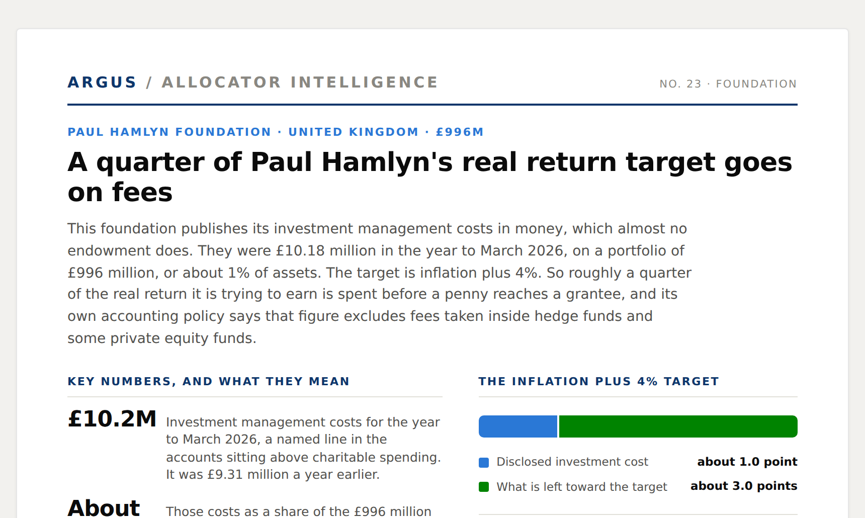 Paul Hamlyn Foundation issue preview